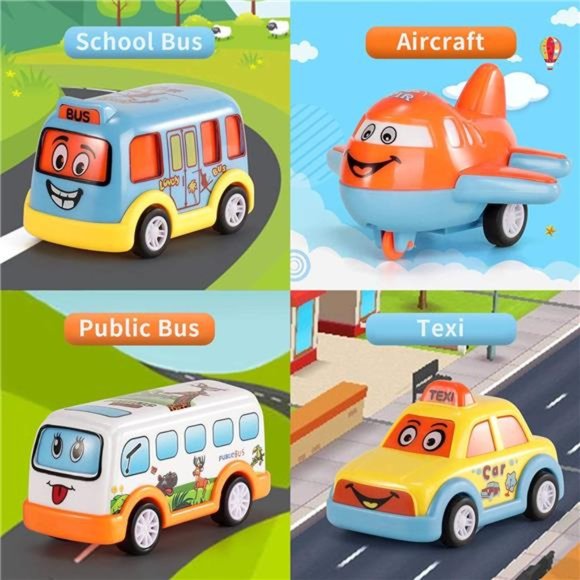 Toddler Carrier Truck Transport Vehicles Toys-5 in 1 Toys for 3 4 5 6 7 Year Old - Picture 6 of 6